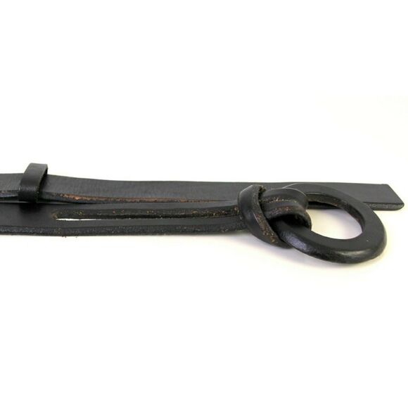 BCBGMAXAZRIA BROWN GENUINE LEATHER 1 1/4"Wd CASUAL DRESS WOMEN'S BELT Sz S (*36 - Picture 8 of 8